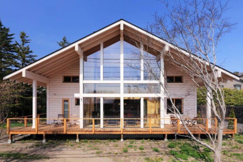 浅間山を眺めるフインランドログハウス Karuizawa Dış mekan fotoğraf